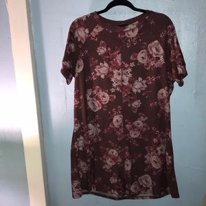 Short Sleeved Floral Dress